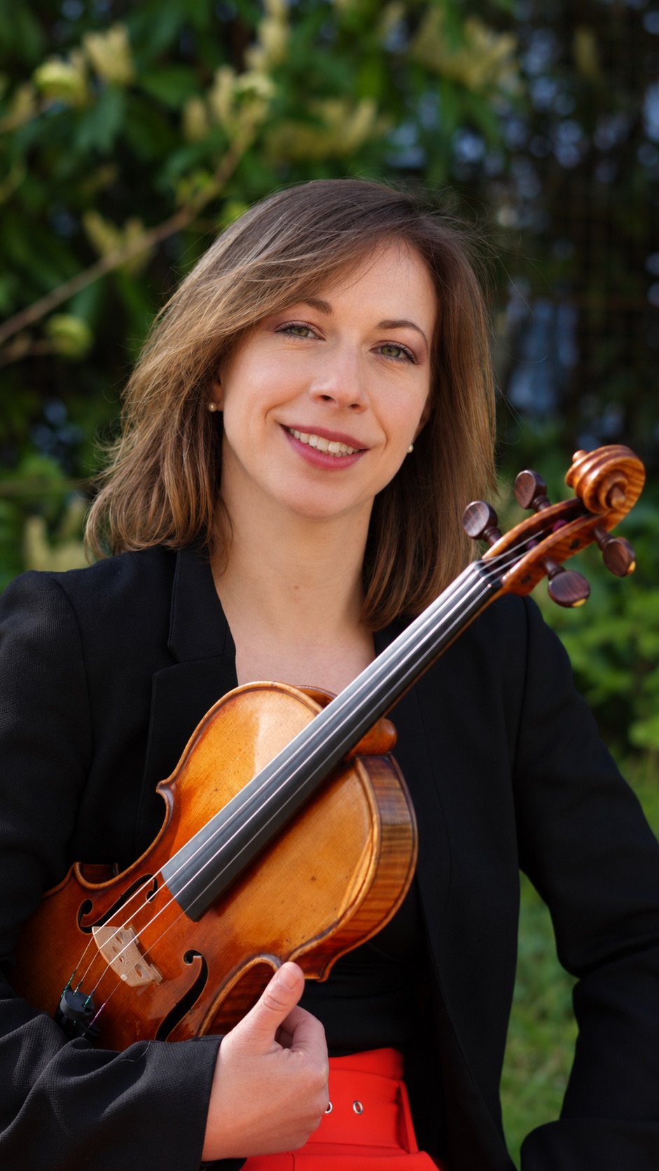 Élodie Hugon-Dancoisne avec son violon