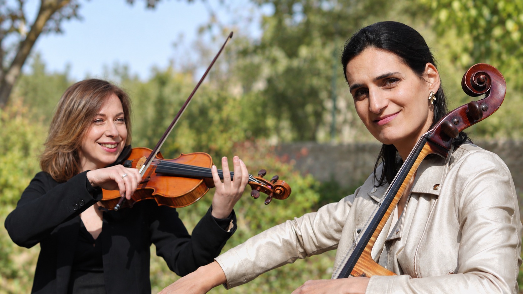 Le Duo les Artémistes, violon et violoncelle